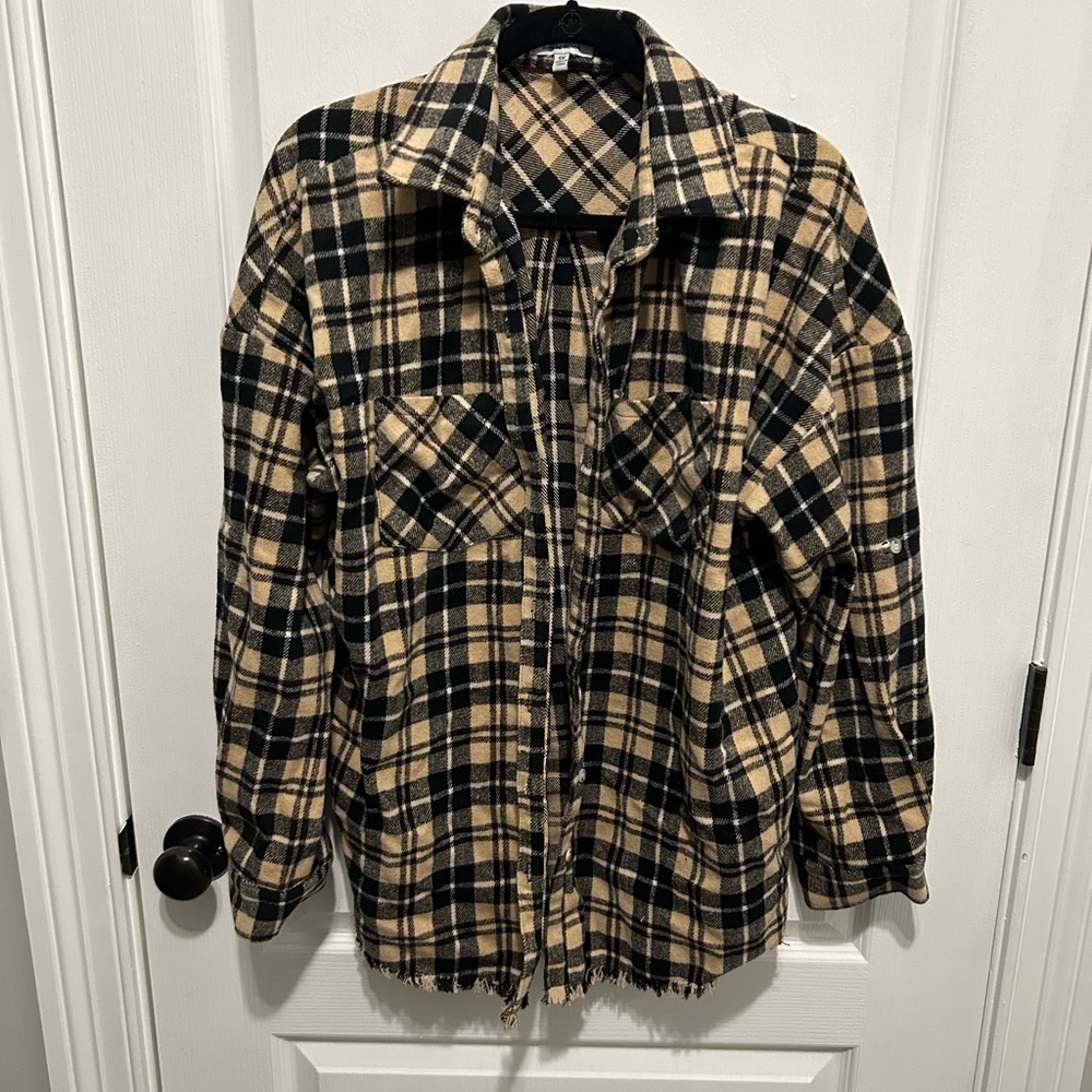 White Birch heavy weight shacket